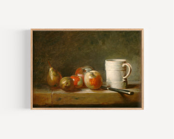 Still Life with a White Mug by Jean-Baptiste-Siméon Chardin