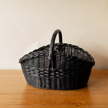 Blue Basket with Handle