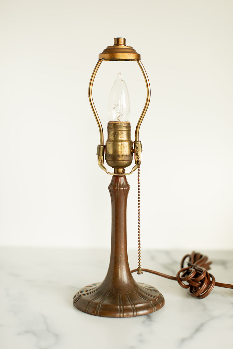 Art Deco Brass Lamp Stand