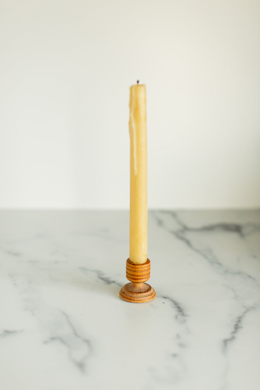 Wooden Petite Candlestick