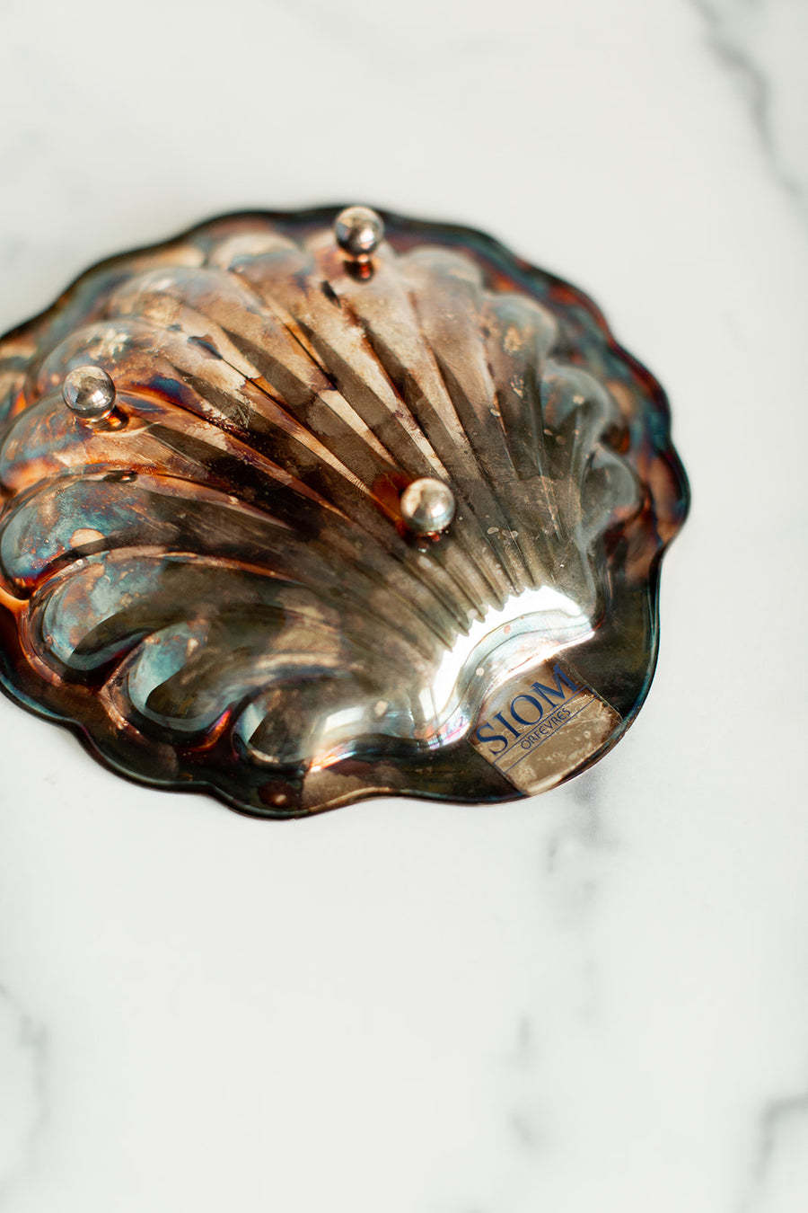 Silver Shell Dish