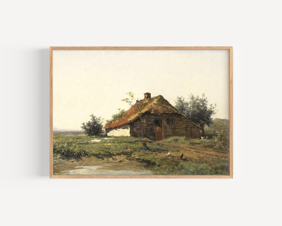 Farm In The Open Fields by Paul Gabriel