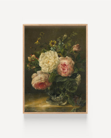 Still-life with Flowers by Gerardina Jacoba van de Sande Bakhuyzen