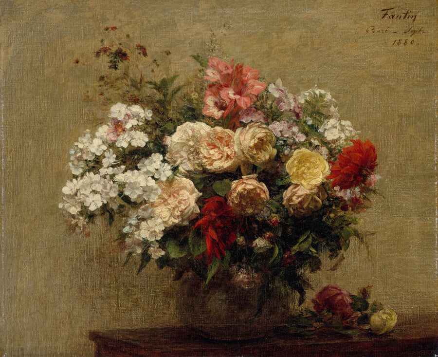 Summer Flowers by Henri Fantin Latour