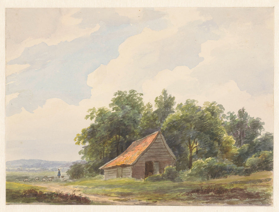 Landscape by Andreas Schelfhout
