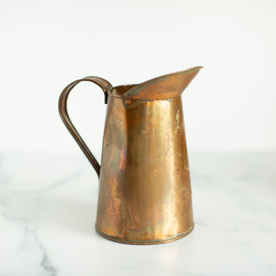 Medium Farmhouse Copper Pitcher