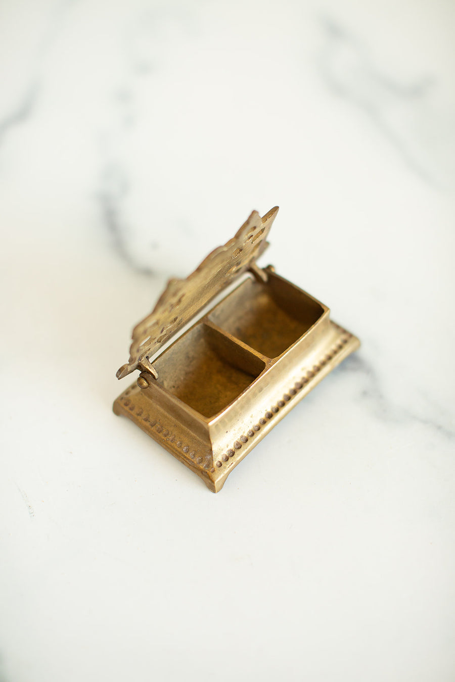 Brass Inkwell