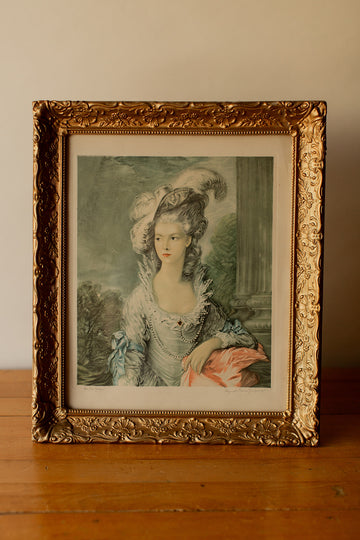 The Honorable Mrs. Graham Lithograph