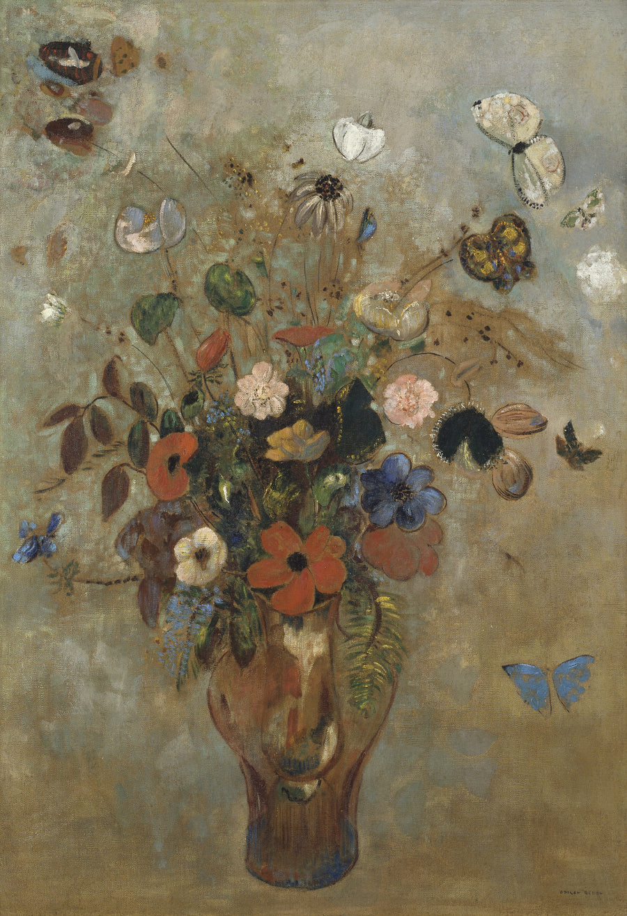 Still Life with Flowers by Odilon Redon