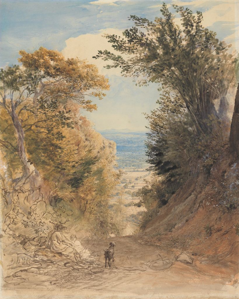 View from Rook's Hill, Kent by Samuel Palmer