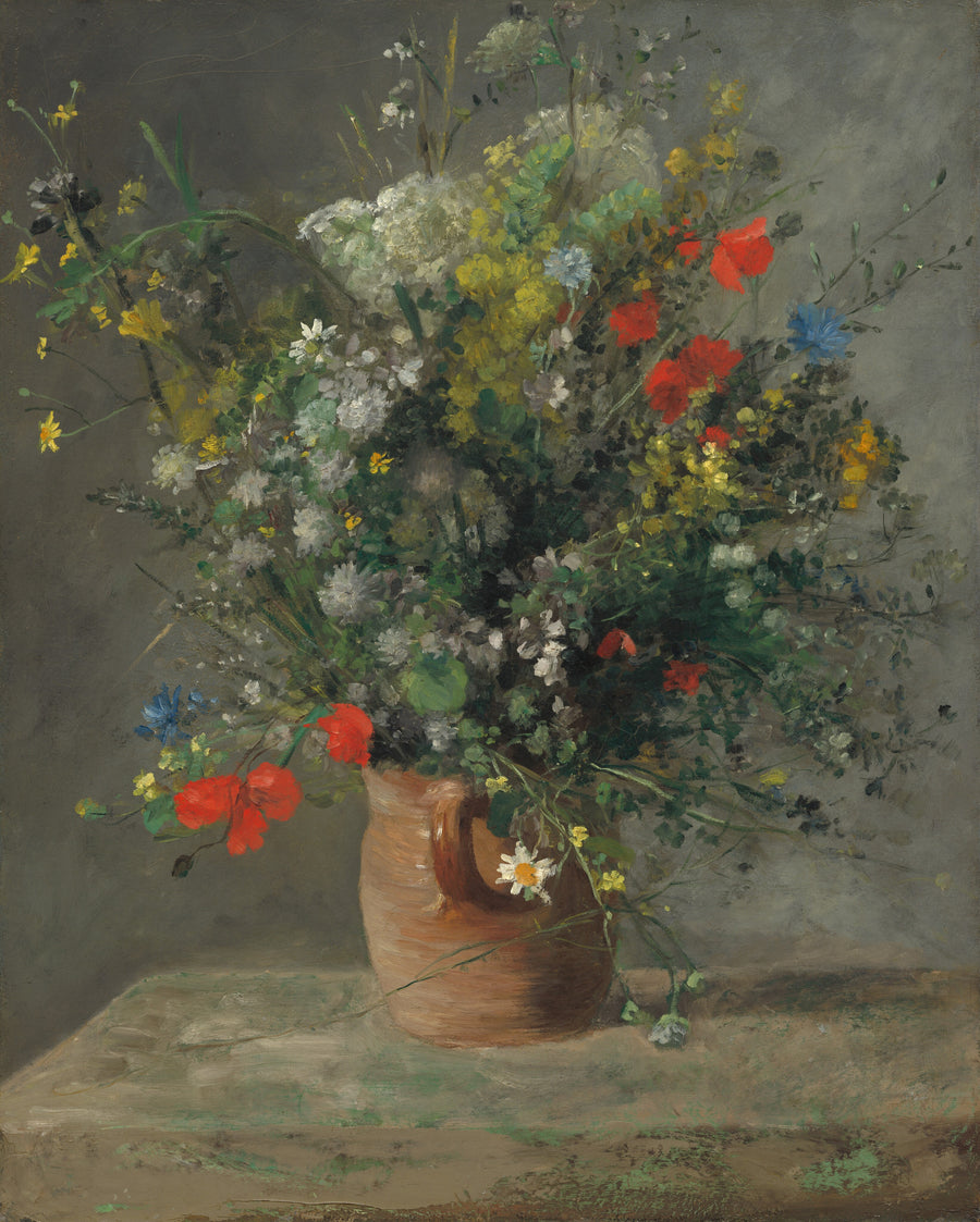 Fleurs dans un vase by Pierre-Auguste Renoir