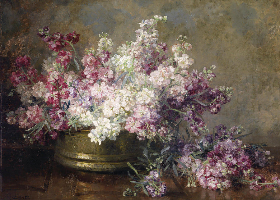 Schale mit Blumen by Marie Egner