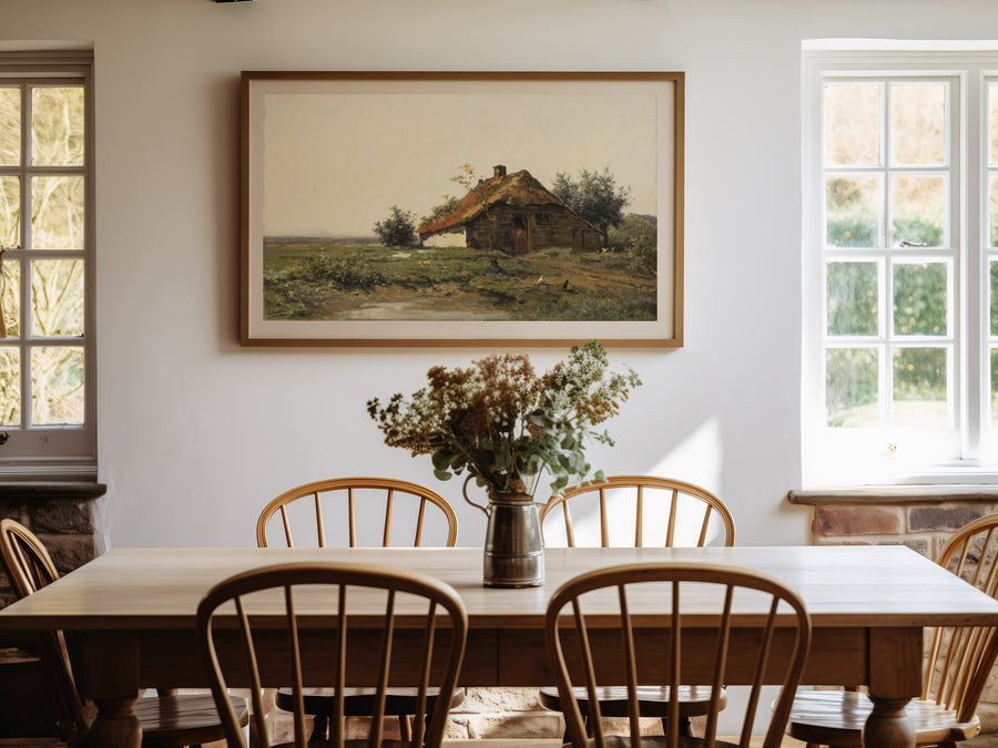 Farm In The Open Fields by Paul Gabriel