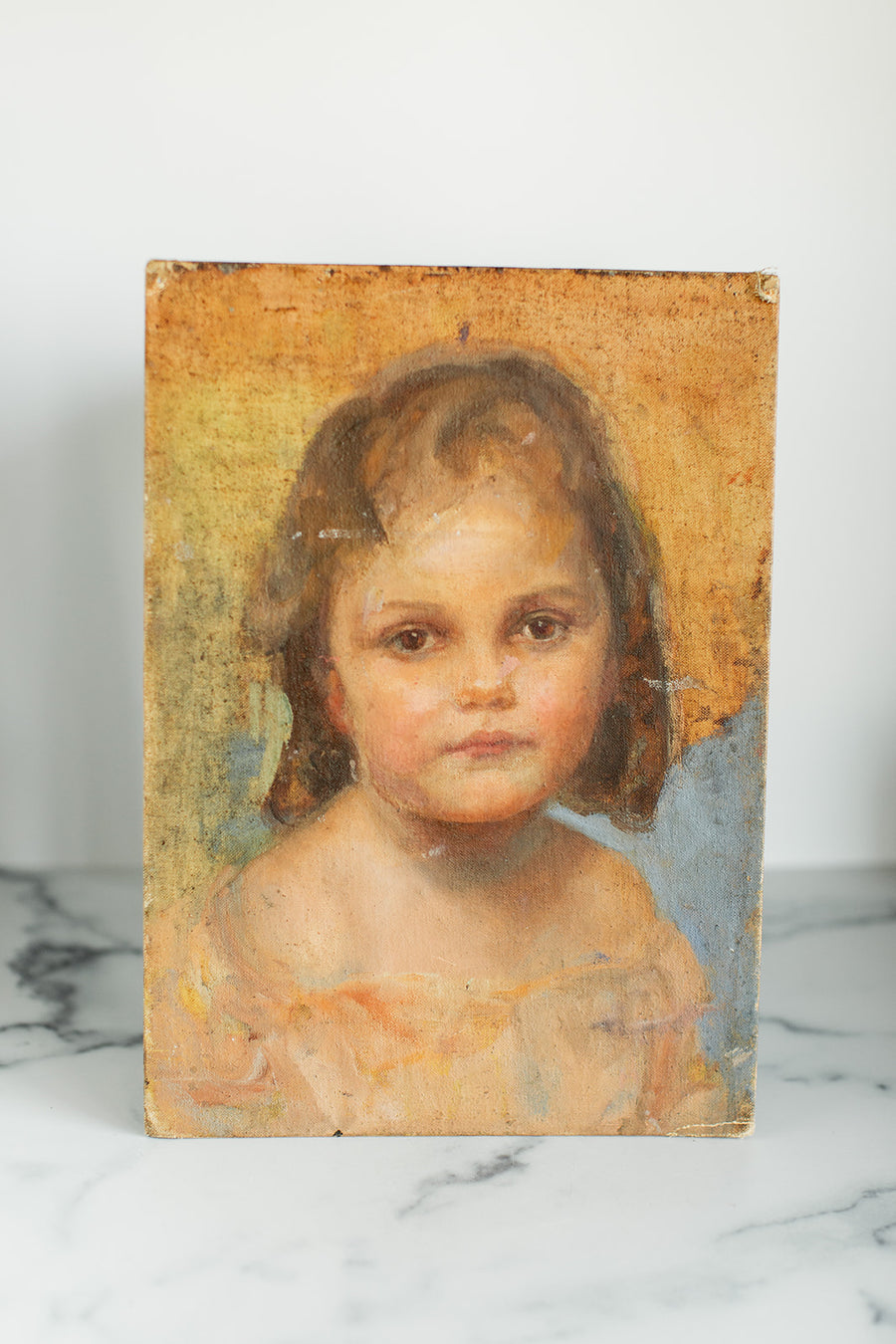 Antique Painting of a Child