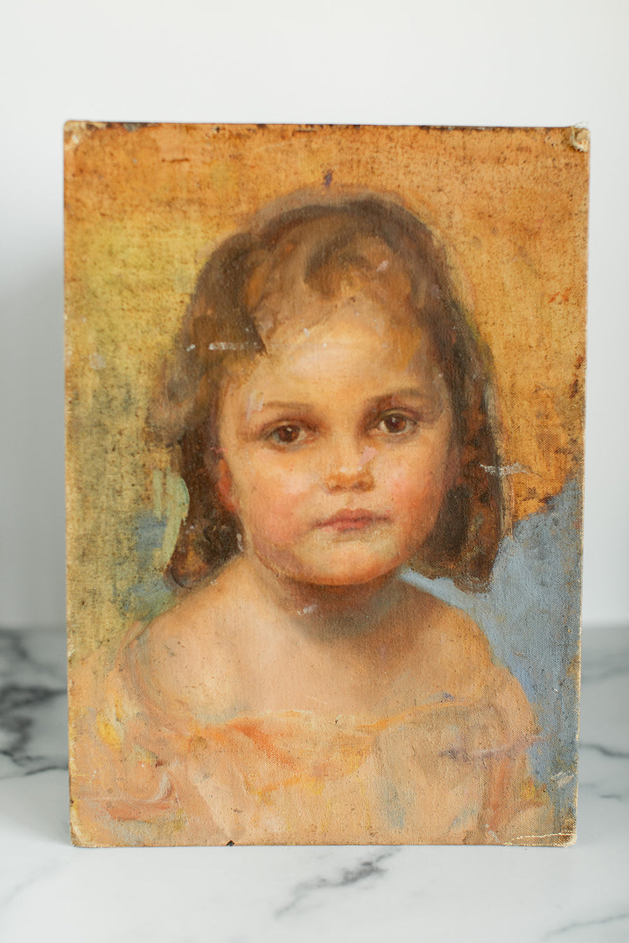 Antique Painting of a Child
