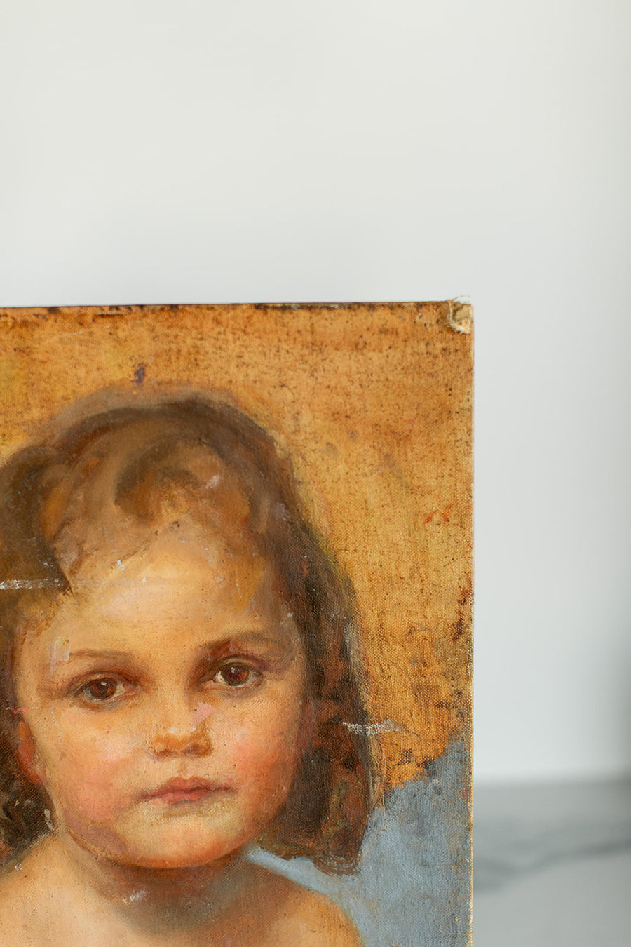 Antique Painting of a Child