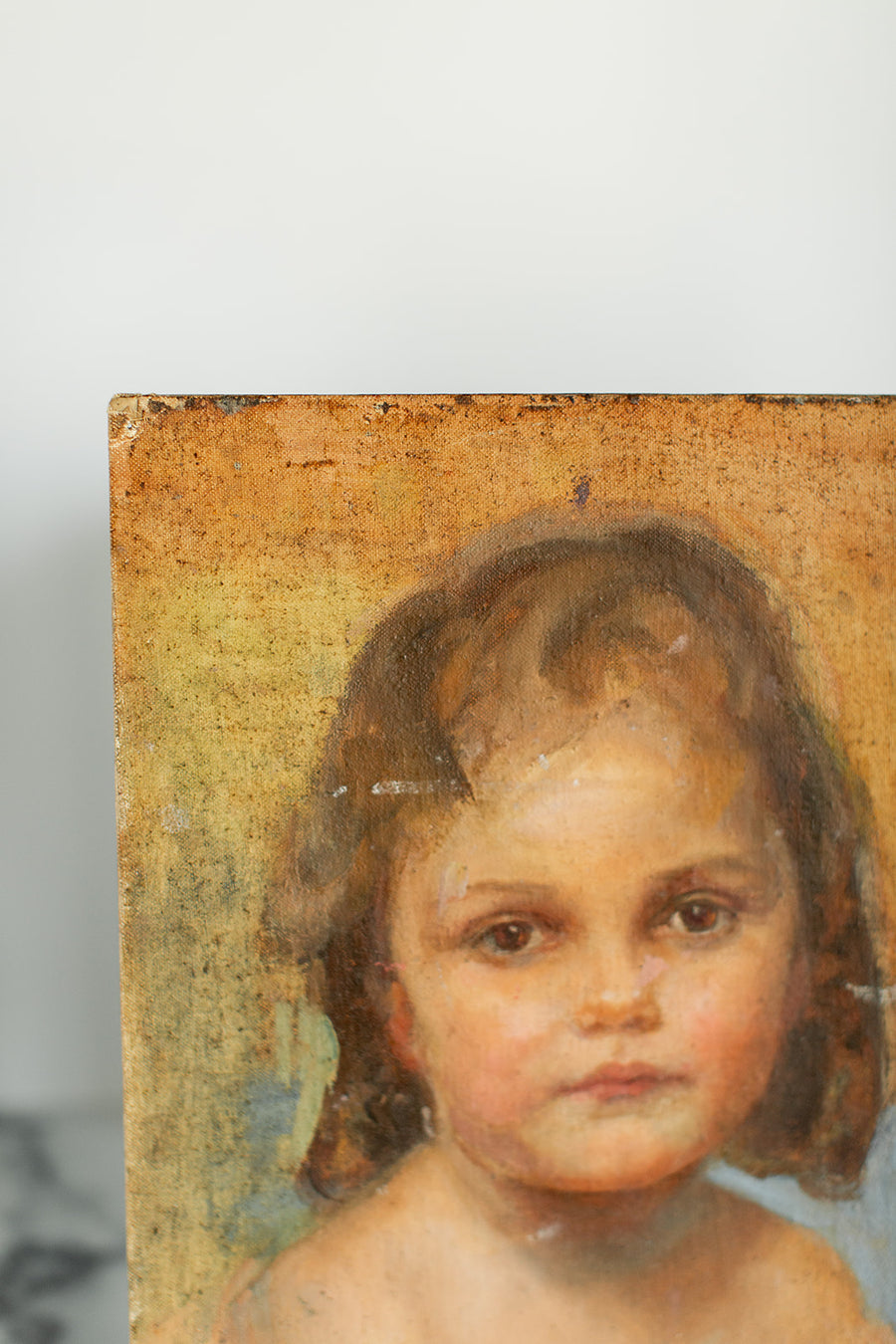 Antique Painting of a Child
