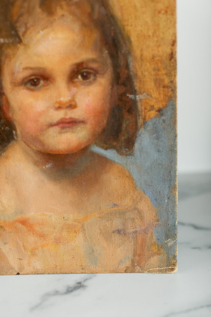 Antique Painting of a Child