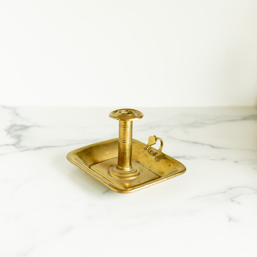 Georgian Brass Candlestick