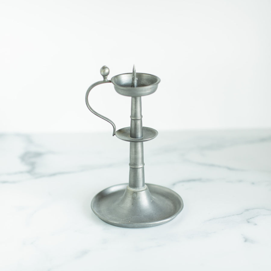 Pewter Candlestick