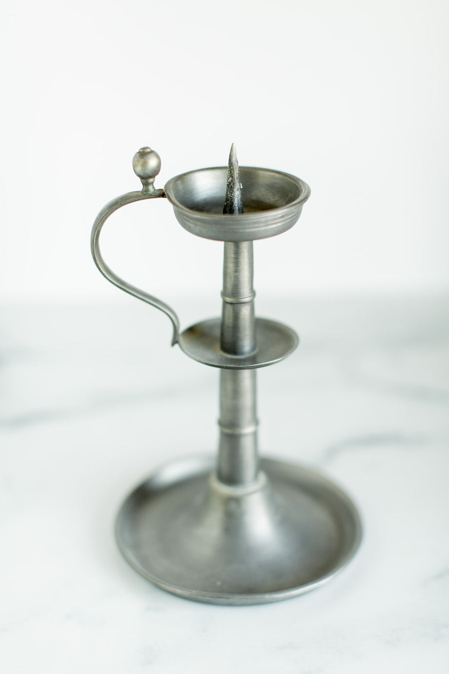 Pewter Candlestick