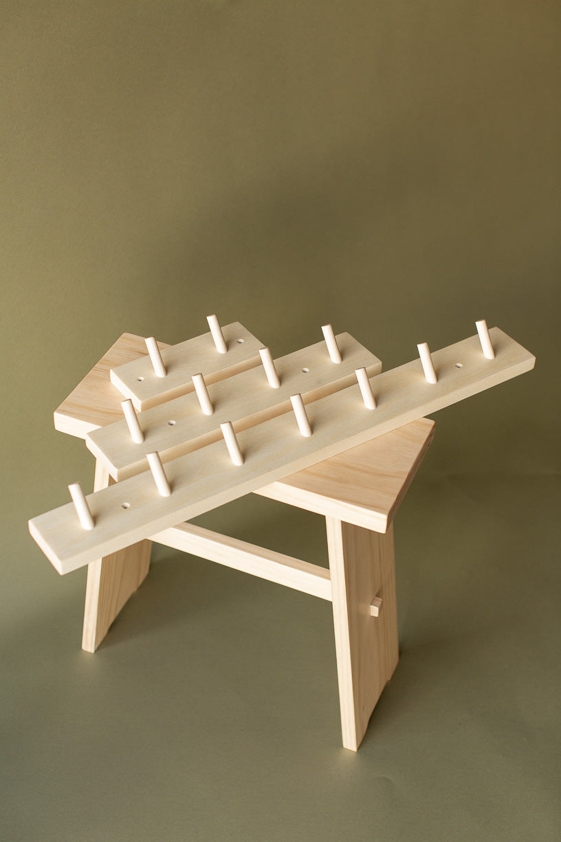 Handmade Wooden Peg Rails