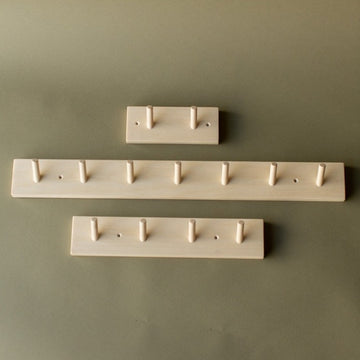 Handmade Wooden Peg Rails